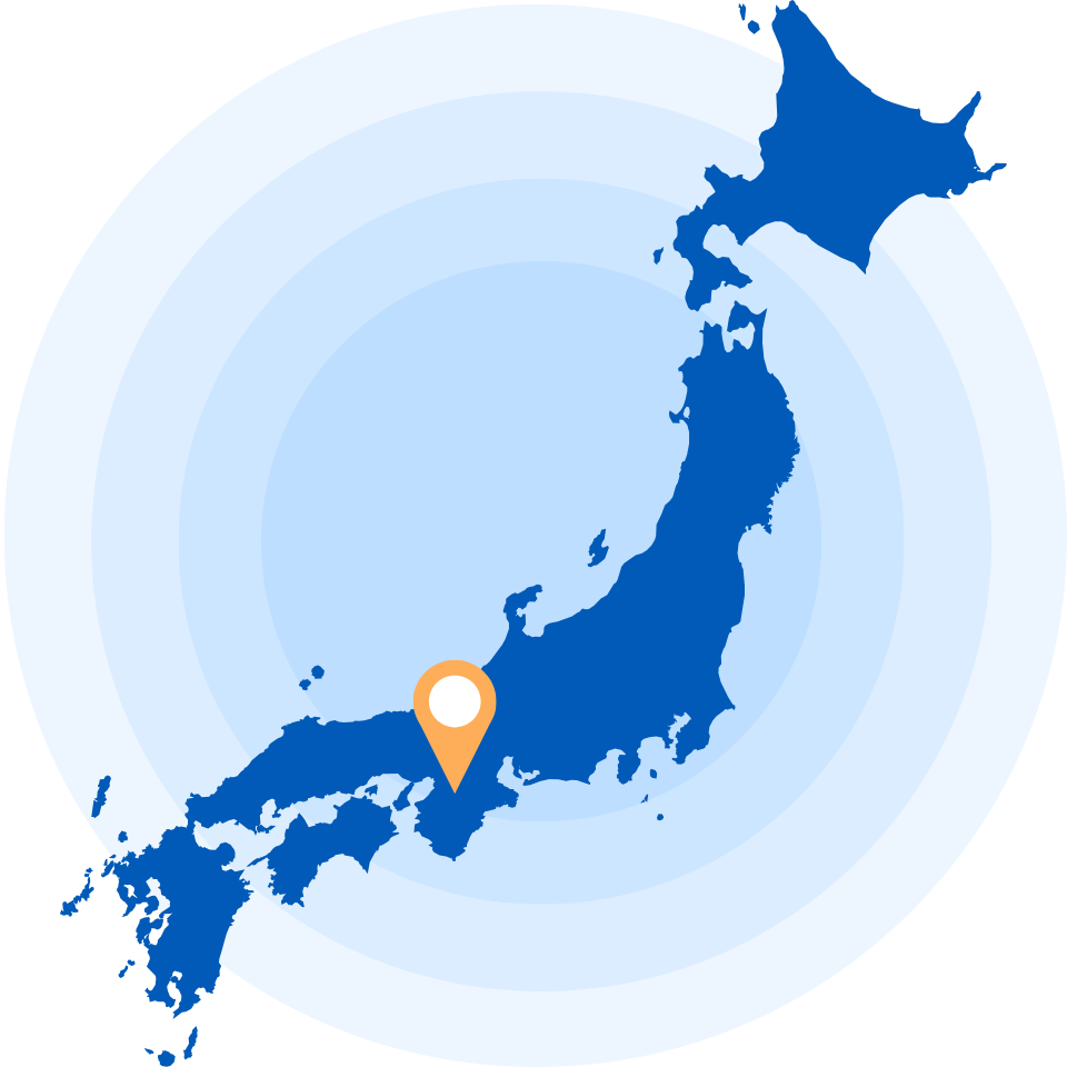 日本地図のイラスト画像